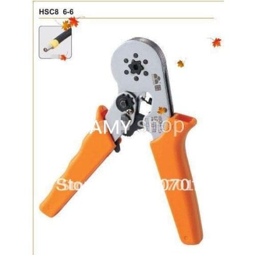 HSC8 6-6 Self-Adjustable Crimping Plier Crimper For Insulated Terminals Cable End-sleeves AWG 24-10 0.08-6.0mm2
