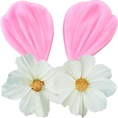 Peony Petal Silicone Mold DIY Wedding Cake Border Fondant Moulds Cake Decorating Tools Mould Candy Clay Chocolate Gumpaste Molds