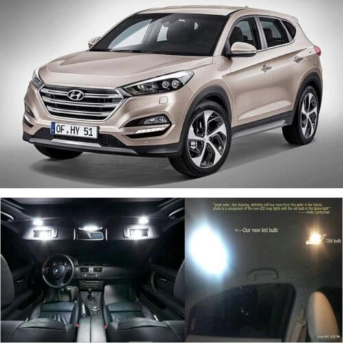 Led interior lights For Hyundai ix35 2016 11pc Led Lights For Cars lighting kit automotive bulbs Canbus