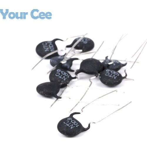100pcs NTC Thermistor Resistor NTC 10D-9 10D9 Thermal Resistor