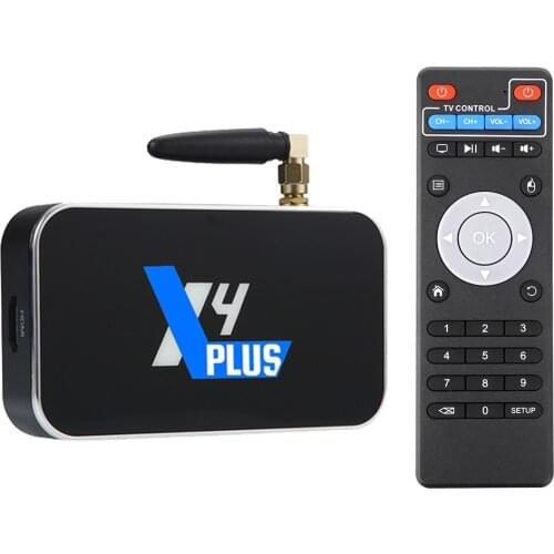 UGOOS X3 Plus Android 9.0 Smart Tv Box Amlogic S905X3 Set Top Box 4GB 64GB 2.4G 5G Wifi 1000M LAN Bluetooth X3 Pro X3 CUBE TVBox