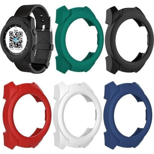 Protective Case for Ticwatch Pro 2020 Shell Soft Silicone Cover Replace Shockproof Protector Cover for Ticwatch Pro 2020 Frame