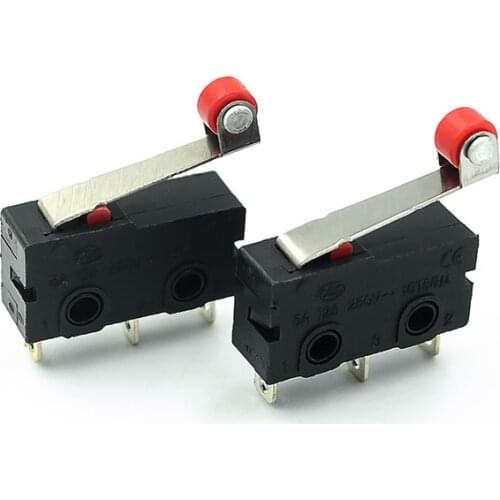 10pcs New Micro Roller Lever Arm Normally Open Close Limit Switch KW12-3 KW11-N