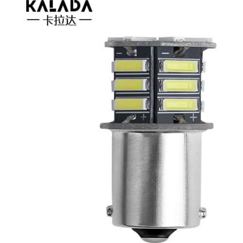 2 X high bright 7020smd pure white led bulb car 1156 ba15s p21w 1157 bay15d p21/5w led braking lamp turn signal indicator lights