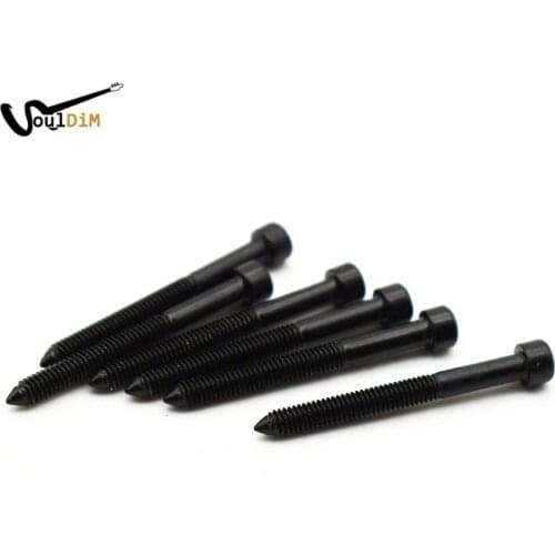 48pcs Electric Guitar Tremolo Bridge Saddle Lock String Hexagon Screw Clamp String Hex Screw Bolt M4*43MM
