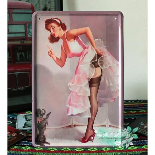 50pcs/lot Metal Sign shabby chic TIN SIGN Pin-up Metal Decor Wall Art Garage Hot Shop Bar G-14 Christmas gift