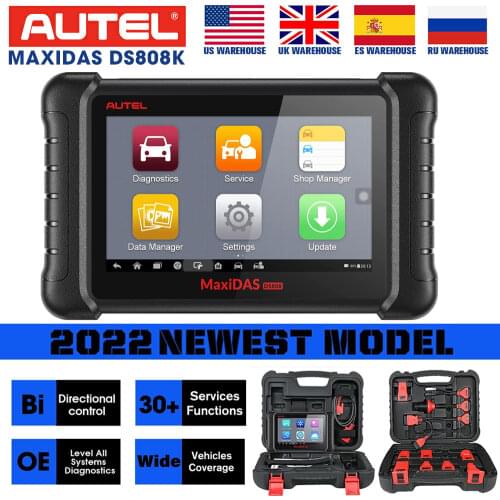 Autel MaxiDAS DS808K OBD2 Auto Diagnostic Tool Full System Code Reader Scanner