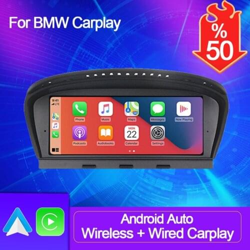 Wireless Apple CarPlay Android Auto Car Multimedia Head Unit For BMW E60 E63 E90 E92 CCC CIC System IOS