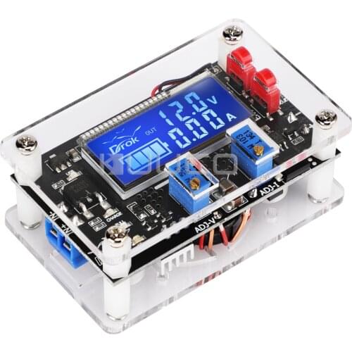 DROK Adjustable DC-DC Step Up Down Converter 6-30V to 0.5-30V Voltage Regulator LCD Display Buck Boost Adapter with USB Port