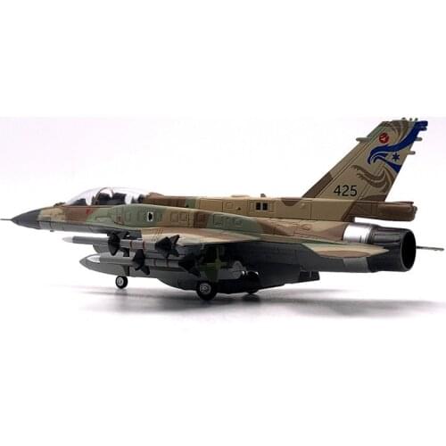 F16 Plane model Toy 1:72 Scale Israel F-16I Sufa Fighter Model Diecast Alloy Plane Aircraft Model Toy Static For Collection