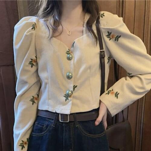 Harteen Women's Shirts With Embroidery