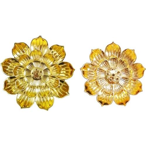 Lotus Incense Plate Sandalwood Stick Burner Yoga Buddhism Line Censer Decor Studios Home Decoration