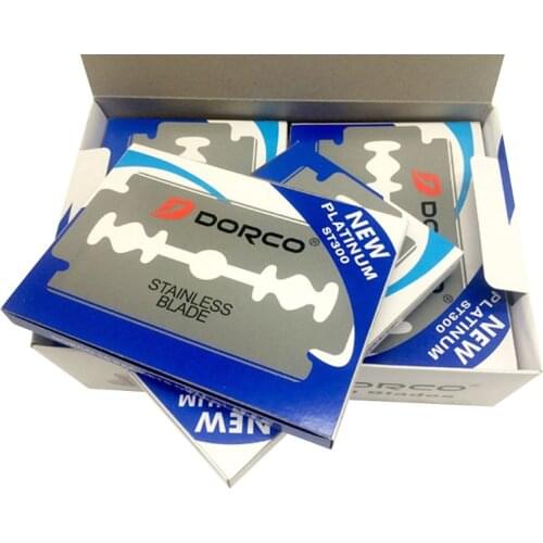 10 Pcs ST300 Stainless Steel Shaver Blades Men Double Edge Razor Sharp Thin Blade Face Care