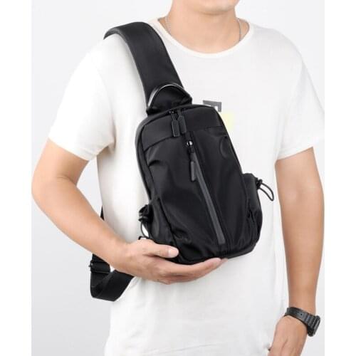 Yesetn Bag 03072021 Mens business leisure multi-function chest bag travel bag single shoulder messenger bag