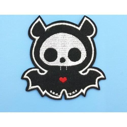 Halloween Trick or Treat Naughty Boy Girl Cute Ghost Diy Fabric Sticker Art Craft Embroidery Iron on Patch