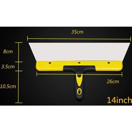 4/6/8/14/16 inch Drywall Putty Knife Construction Tools Stainless Steel Mirror Polish Blade Putty Knife Paint Scraper Practical