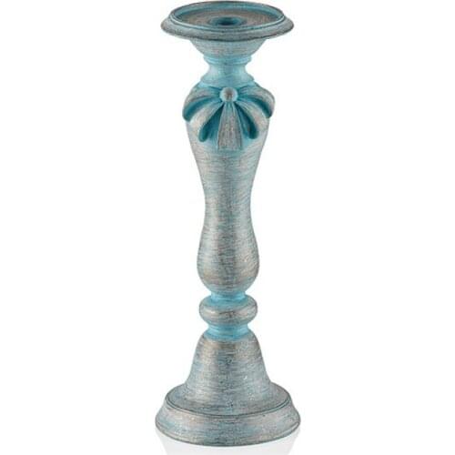Porio Blue Ribbon Big Candle holder 33x12