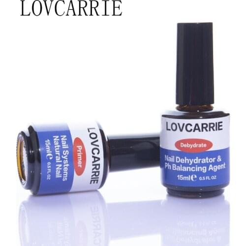 2 PCS/Lot Nail Prep Primer and Dehydrator Bond Base for Acrylic Nails Builder Gel Poly Free Grinding Nail Art Tools Gelpolish