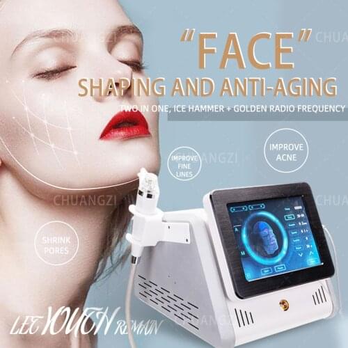 RF Fractional Microneedling Machine with Cold Hammer Microneedle RF Face Lifting Stretch Marks Remover Anti-Aging Beauty Device