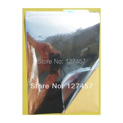 Free shipping 50 sheets glossy silver PET A4 blank self-adhesive label sticker paper for laser printer