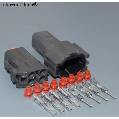 Shhworldsea auto 1.5mm 4pin female male housing plugs waterproof automotive connectors 7123-7740-40