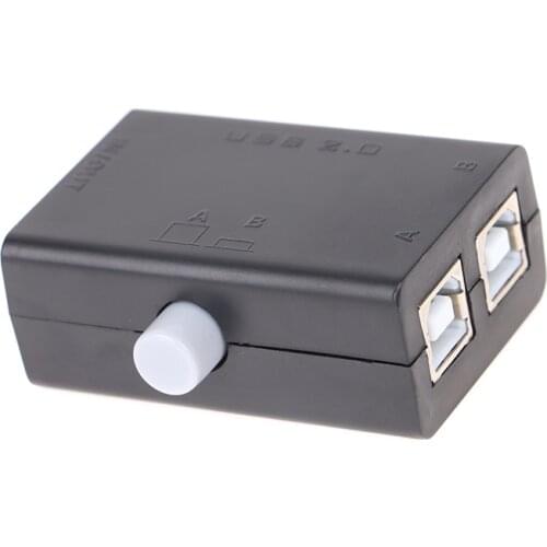 USB Sharing Share Switch Box Hub 2 Ports PC Computer Scanner Printer Manual
