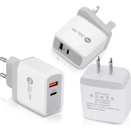Super Practical QC3.0+PD USB C Charger 220 (V) 3.0 Power Adapter Wall Charger