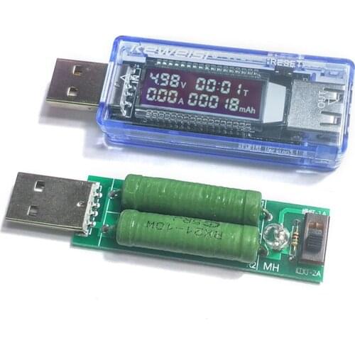 USB Tester Discharge Aging Resistance Ammeter voltmeter mobile power rechargeable battery capacity test Digital Display USB Test
