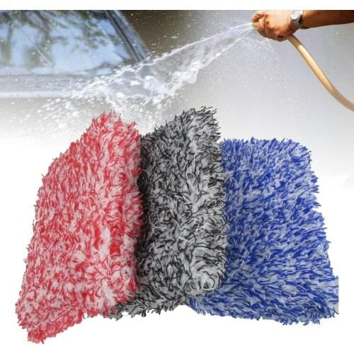 Ultra Soft Microfiber Auto Car Cleaning Washing Abosrption Sponge Cloth Towel