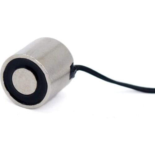 10*10mm Suction 0.3KG DC 5V/12V/24V Mini Nano solenoid electromagnet electric Lifting electro magnet strong holder cup DIY 12 v