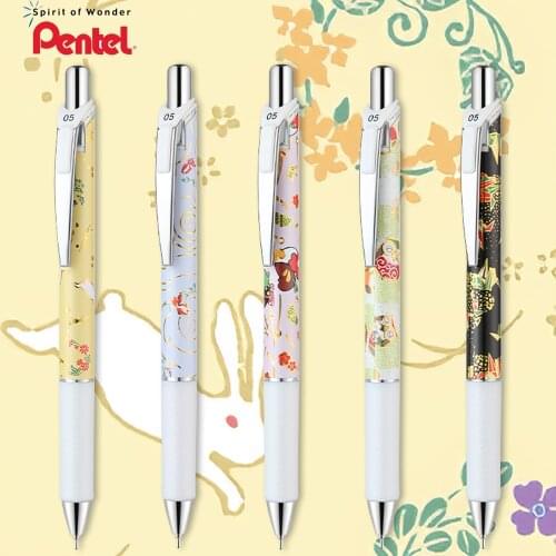 5 Pcs Japanese Pentel Bln75 Quick-drying Gel Pens Limited Edition Japanese Style Series Replacement Refill Test Pen 0.5mm