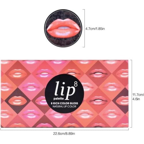 8 Colors Waterproof Long Lasting Vitamin E Matte Lipstick Beauty Lip Gloss