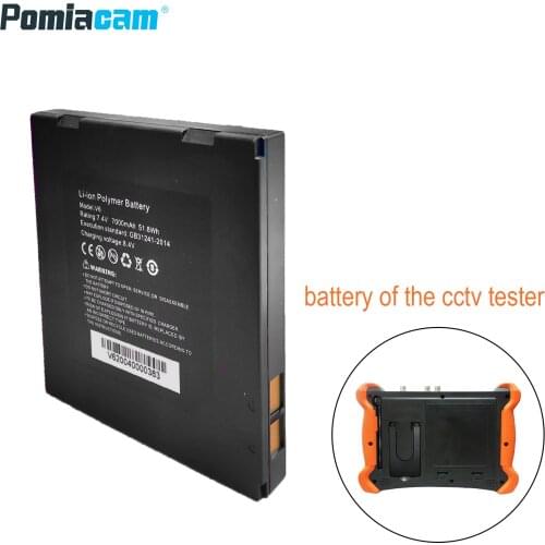 Battery of X9 X9ADH X9MOVTADHS CCTV Tester camera tester 7.4V 7000mAh 51.8Wh battery Li-ion Polymer battery of CCTV monitor