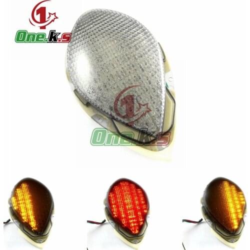 Motorcycle accessories YAMAHA ROADSTAR 2004 2005 2006 2007 2008 LED rear Tail Light integrated turn signal function Brake light