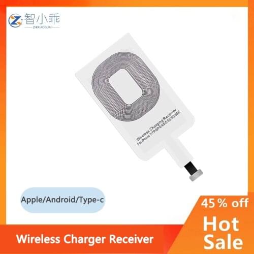 Wireless Charger Patch Phone Wireless Charging Receiver Adapts To Phone Fast Charging Iphone Typec Android