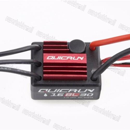 1pcs Hobbywing QuicRun-WP-16BL30 30A Sensorless Brushless Speed Controllers ESC for 1/16 1/18 RC Cars