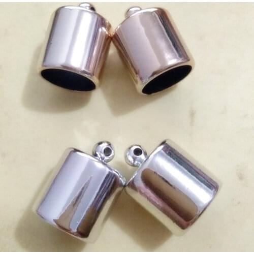 15*20 mm Big Round Caps DIY Jewelry Making UV Cap Key Chain End Tip Tassel Caps Leather Cord Crimps End Caps Beads Cap Fastener