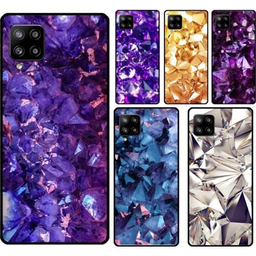 Crystal Diamond Pattern Soft Case For Samsung A52 A12 A32 A42 A72 A31 A41 A51 A71 A21S A20e A02S A10 A20S A40 A50 A70