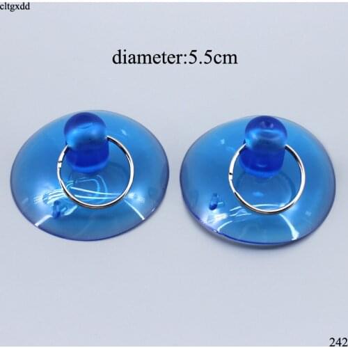 Cltgxdd 5pcs Light Duty Small Suction Cup with Metal Key Ring for Smart Phone Tablet LCD Screen Opening Repair Tools