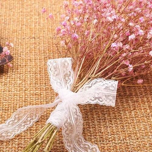 Lace Ribbon for bridal shower rustic Wedding Christening table centerpiece cake Gift wrap bottle invitation flower decoration