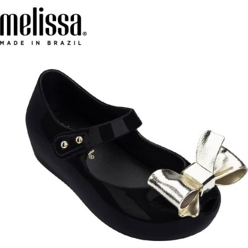 Mini Melissa Cute Bow Girls Sandals Kids Jelly Shoes Beach Sandals 2020 Baby Shoes Melissa Sandals Kids Princess Shoes