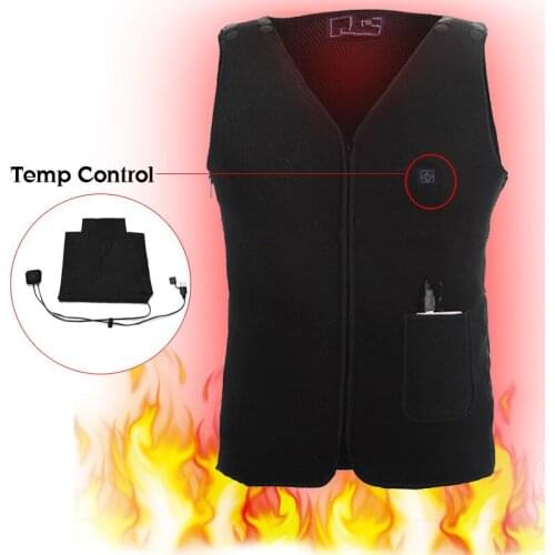 1 Set Washable USB Electric Heating Pad 3 Gear Adjustable DIY Thermal Clothing Outdoor Heated Jacket Vest Mobile Warm Gear