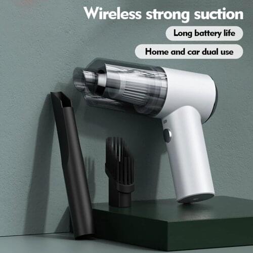 Portable Car Vacuum Cleaner Wireless Handheld Auto Vaccum 6000Pa Suction For Home Desktop Cleaning Vacuum Cleaner Dry wet dual