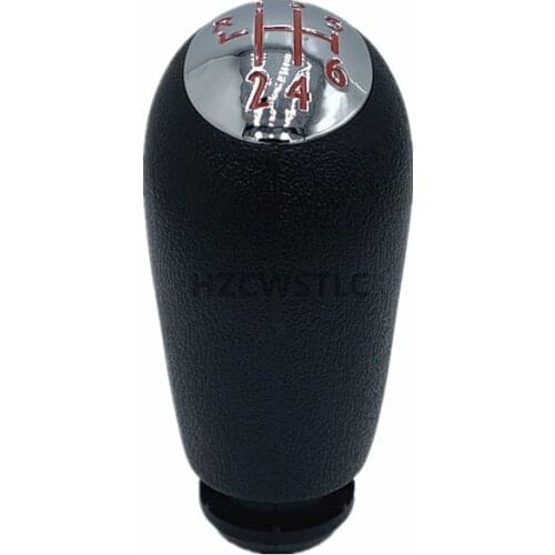 For Renault Clio III MK3 Megane Scenic MK2 2003-2009 New 6 Speed Car Gear Stick Shift Knob Lever Handle Head