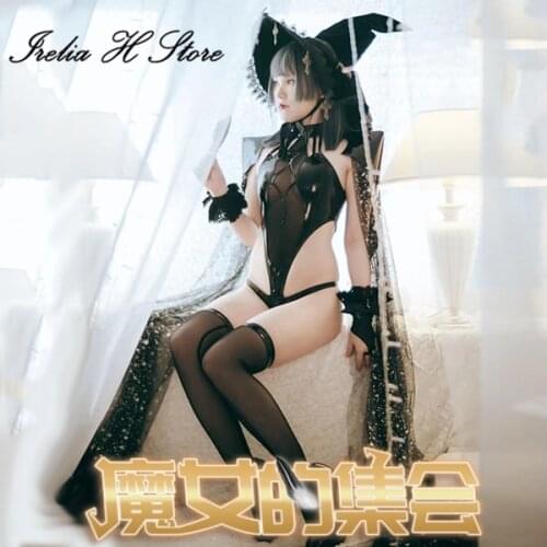 Sexy Cosplays Costume Witchs Assembly Sexy lingeries private photo shoot cosplay costumes full set