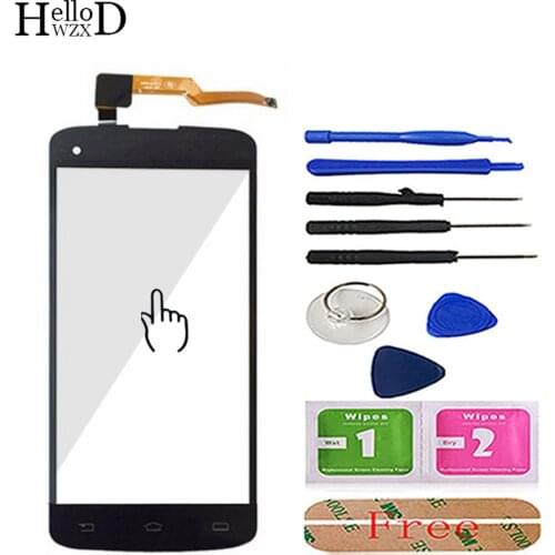Mobile Phone Touch Glass For Philips i908 Touch Screen Front Glass For Philips Xenium i908 Digitizer Panel Lens Sensor 3M Glue