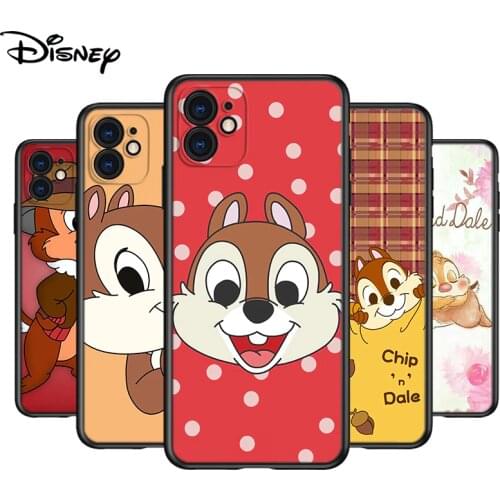 Silicone Cover Disney Chip And Dale For Apple IPhone 12 Mini 11 Pro XS MAX XR X 8 7 6S 6 Plus 5S SE Phone Case