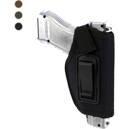 Tactical Concealed Carry Gun Holster Bag Right Hand IWB Holster for Glock 17 19 Universal Carry Pistol Case Subcompact Pistol