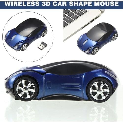 High Quality Wireless Notebook Computer Mouse Portable 3D Car Shape Mice With Mini Receiver For PC Laptop Computers