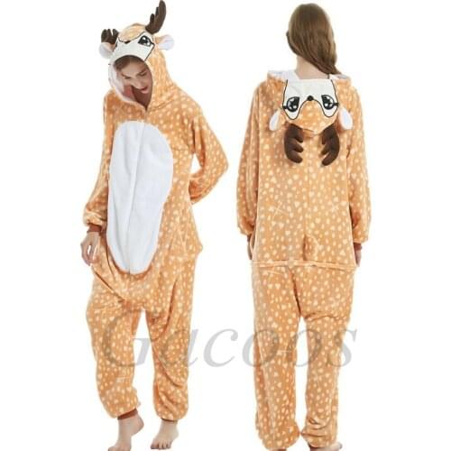 Winter Childrens Pajamas Kids Kigurumi Unicorn Onesies Babys Boys Flannel Sleepwear Teens Cosplay Costume Girls Deer Jumpsuits